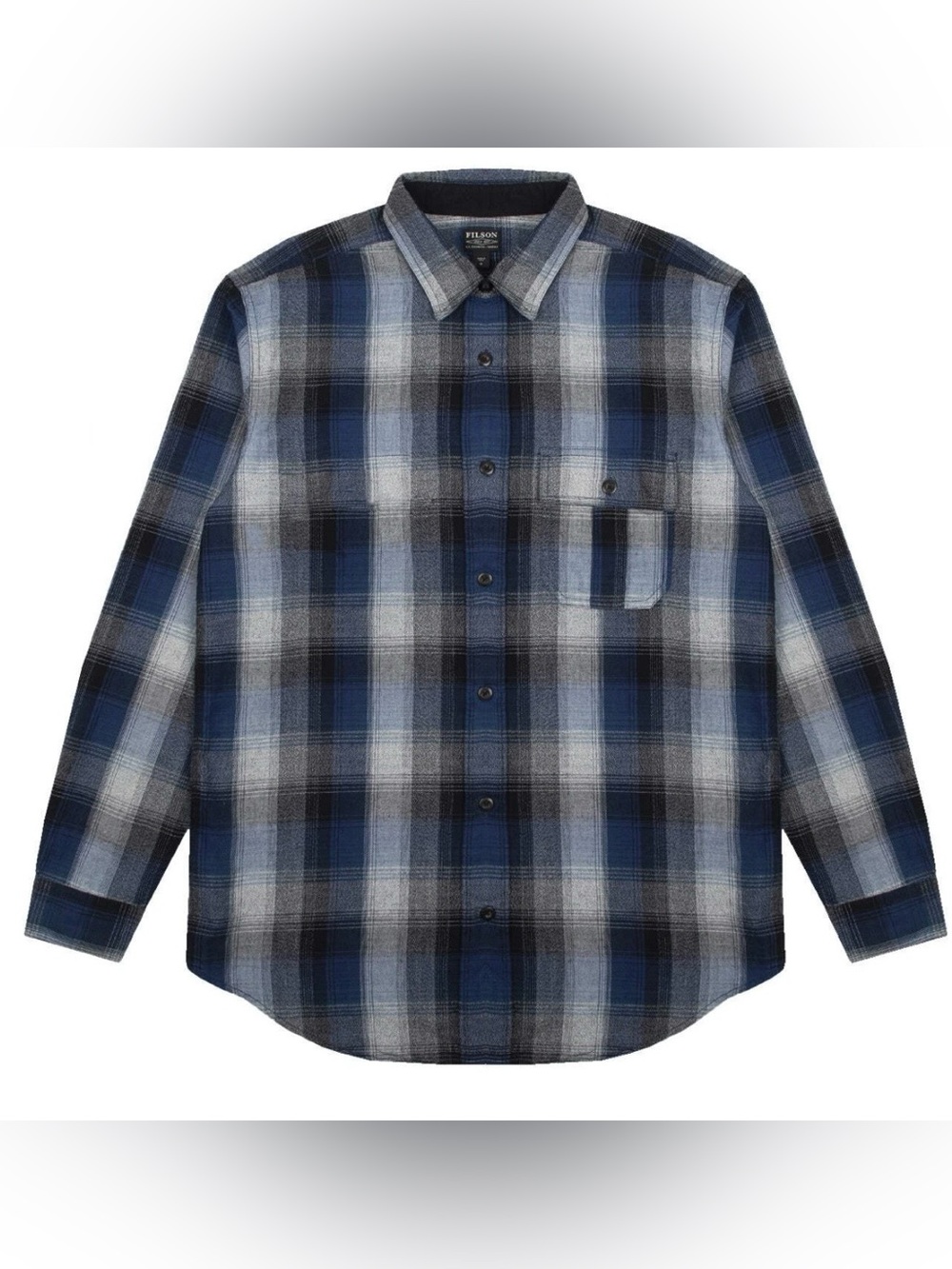 Filson Rustic Oxford Shirt XL - Blue Plaid